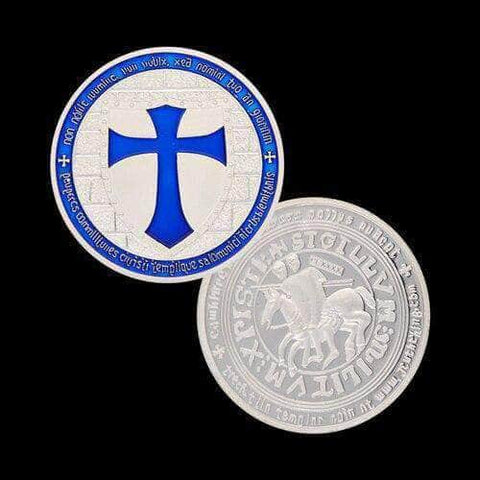 LES TEMPLIERS CHEVALIERS (Réf 7) - Pièce Commémorative plaquée Argent EUR 12,90 - FR LES TEMPLIERS CHEVALIERS (Réf 7) - Pièce Commémorative plaquée Argent EUR 12,90 - FR