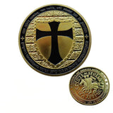 Monnaie Templier croix