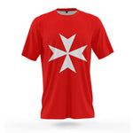 T-Shirt Croix de Malte rouge